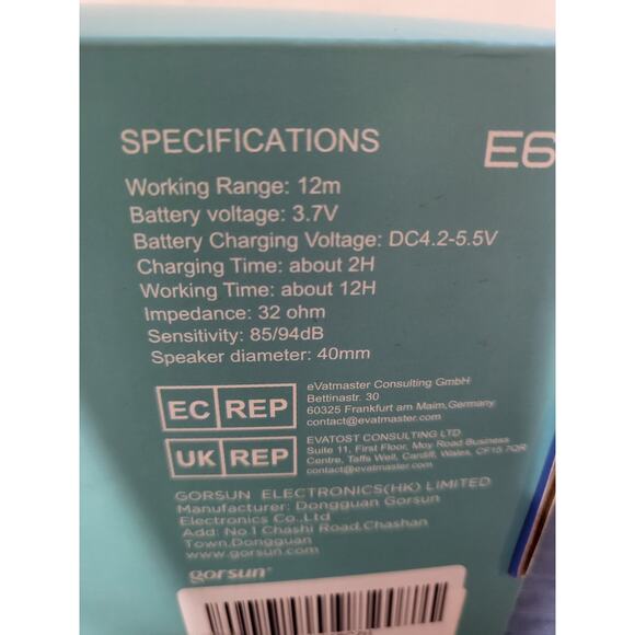 Bluetooth Kids Wireless Headphones Microphone 85/94dB Volume Limited Blue NEW - Picture 7 of 7